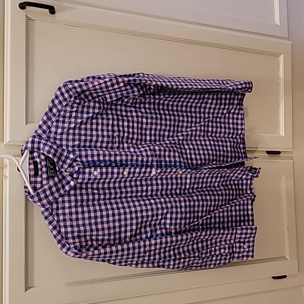 Pink and blue button-down by Rye